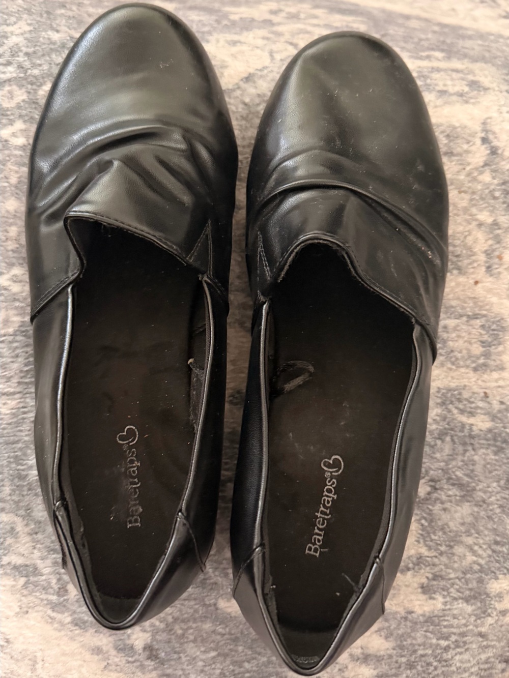 BareTraps Black Slip-On Loafers for Women